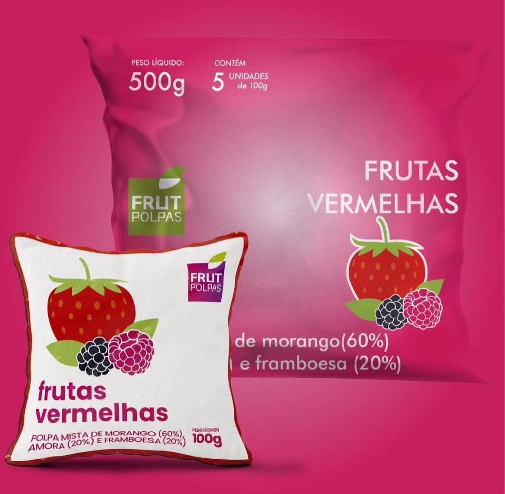 POLPA DE FRUTA FRUTAS VERMELHAS 