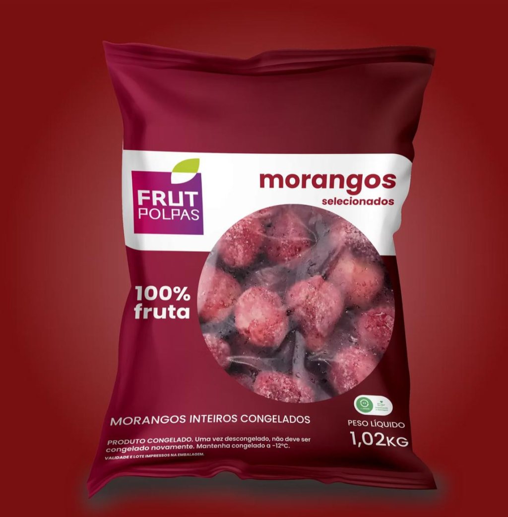 MORANGO FRUTA CONGELADA 