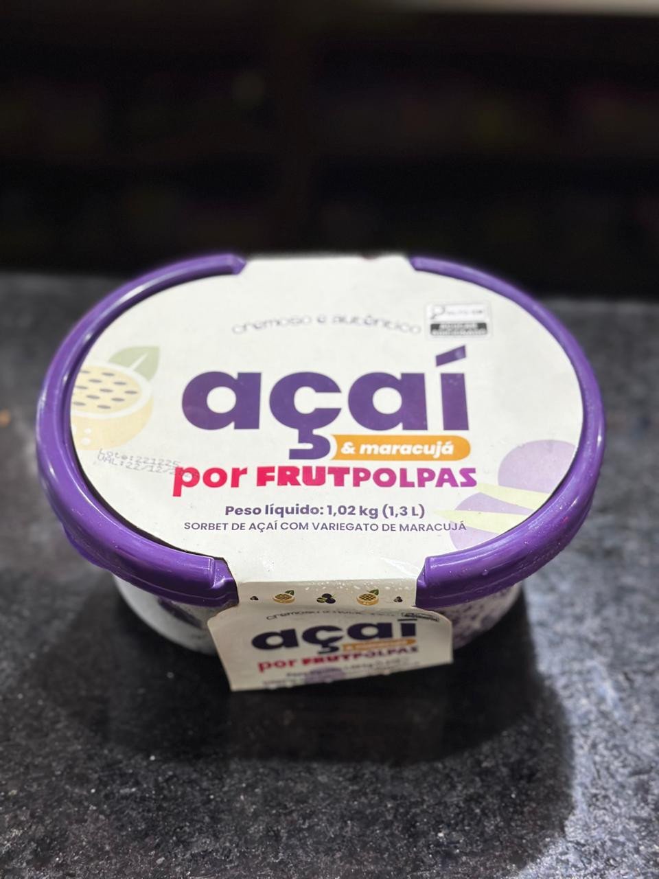 ACAI & MARACUJA 1,02 kg FRUTPOLPAS