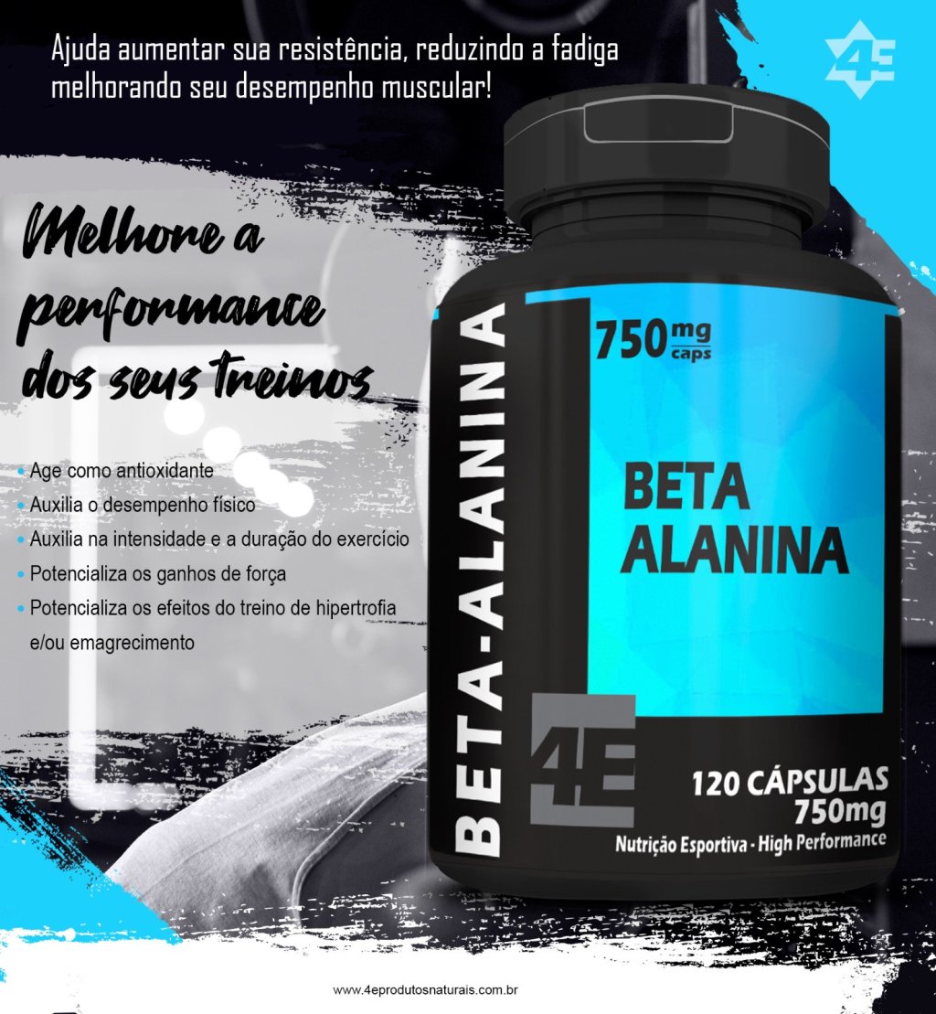 BETA ALANINA 120 cápsulas 