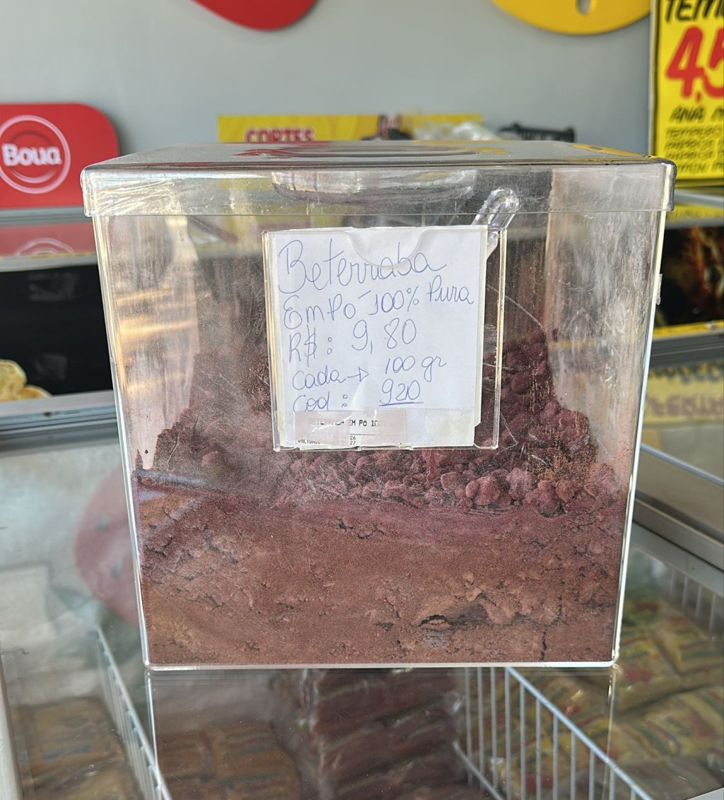 FARINHA DE BETERRABA 100% PURA 100 Gr 