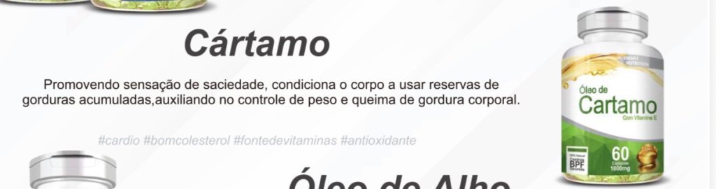 ÓLEO DE CARTAMO 500mg 60 cps