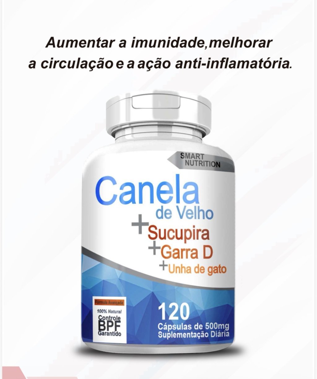 CANELA DE VELHO 120 cps 500 mg