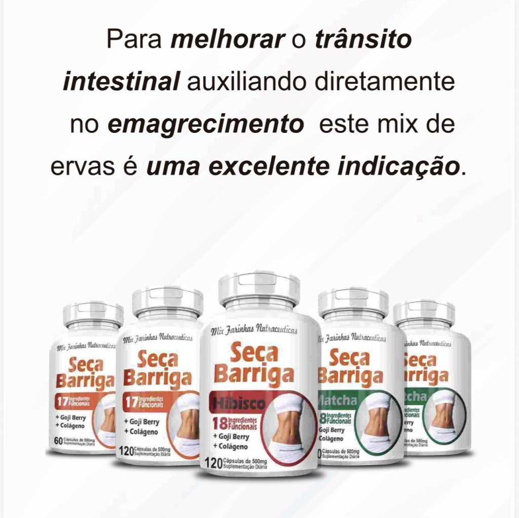 SECA BARRIGA HIBISCO 120 cps 500 mg 