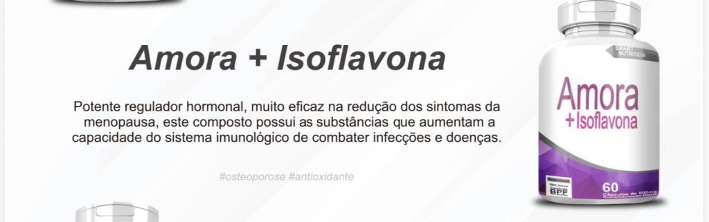 AMORA + ISOFLAVONA 60 cps 500 mg 