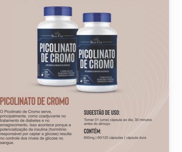 PISCOLINATO DE CROMO 60 cps 600 mg