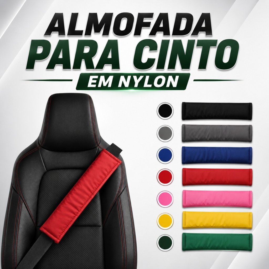 Almofada Para Cinto de Segurança Em Nylon