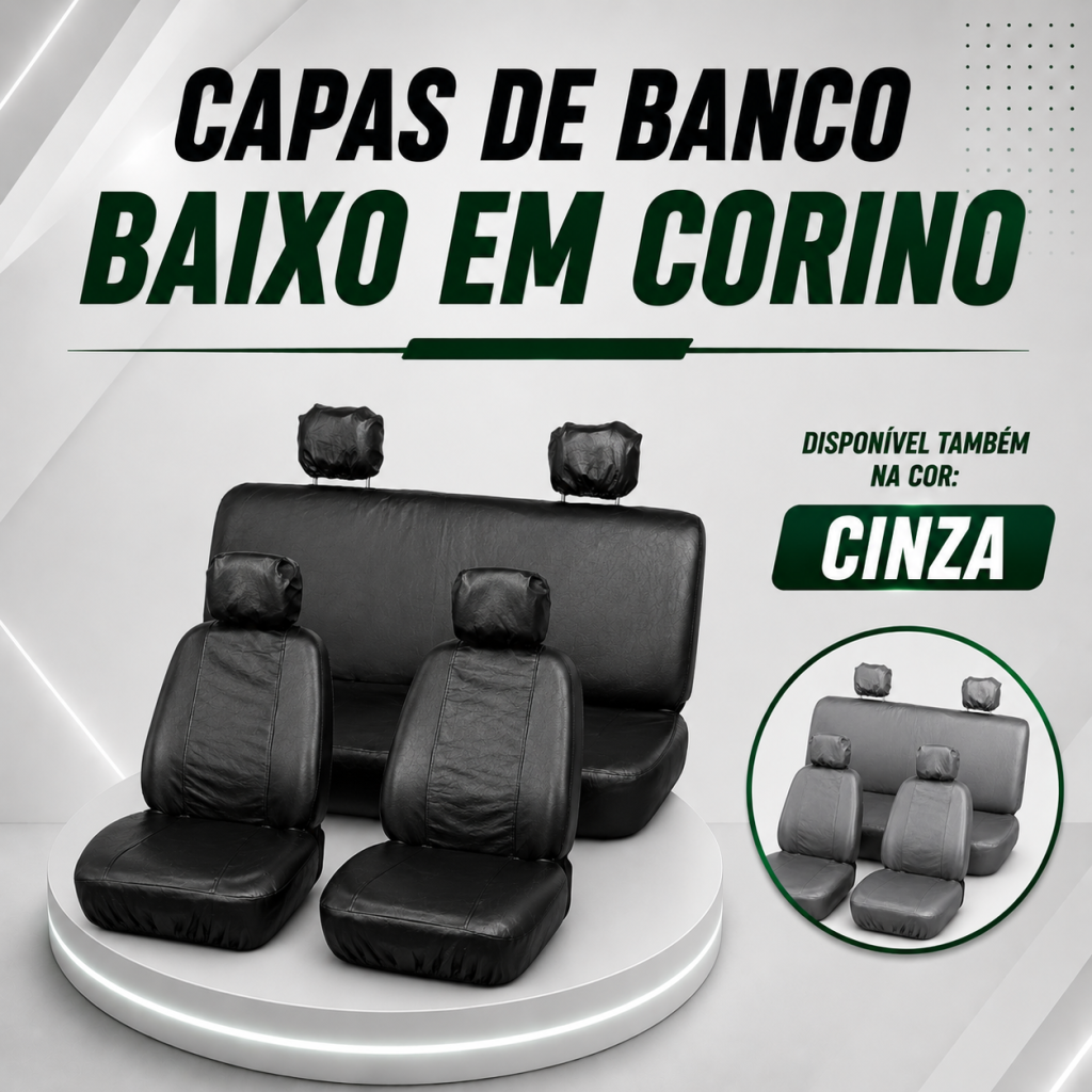 Capas Para Banco Baixo em Corino