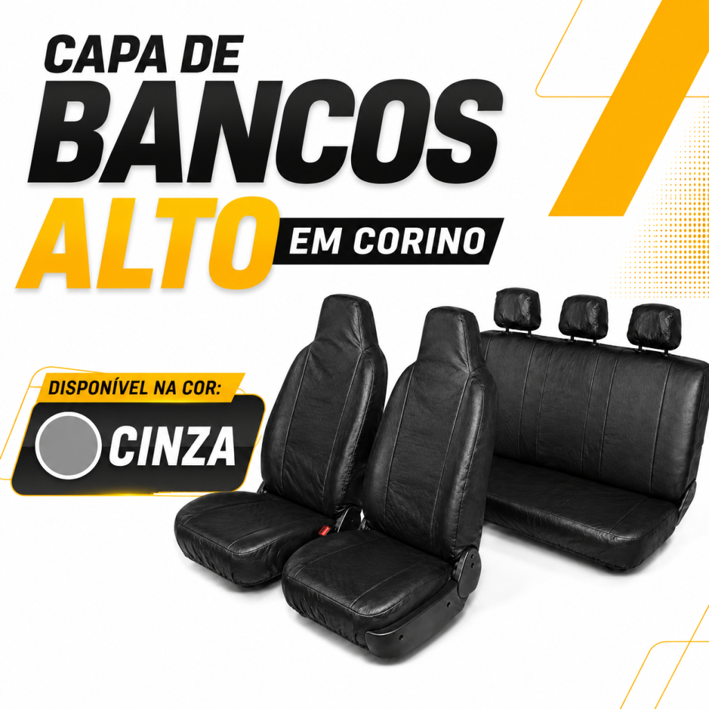 Capa para Banco Alto em Corino