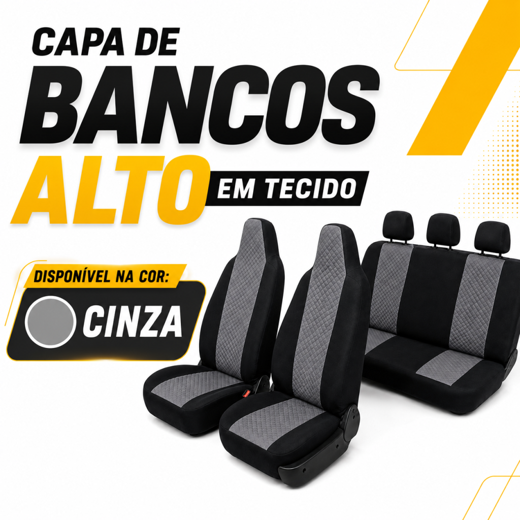 Capa para Banco Alto em Tecido