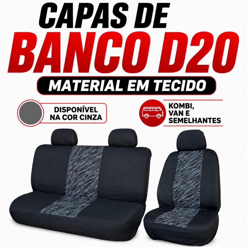 Capa para Banco D20 em Tecido