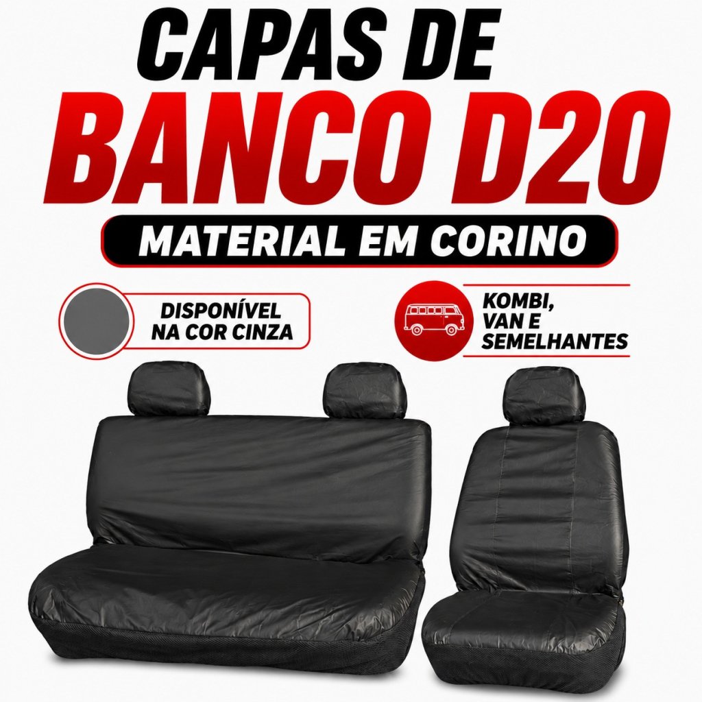 Capa para Banco D20 em Corino Impermeável