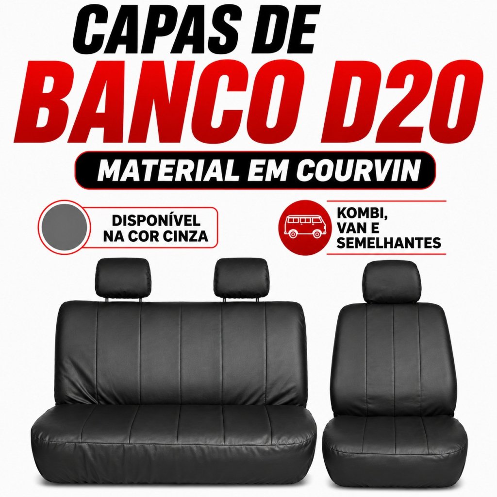 Capa para Banco D20 em Courvin 