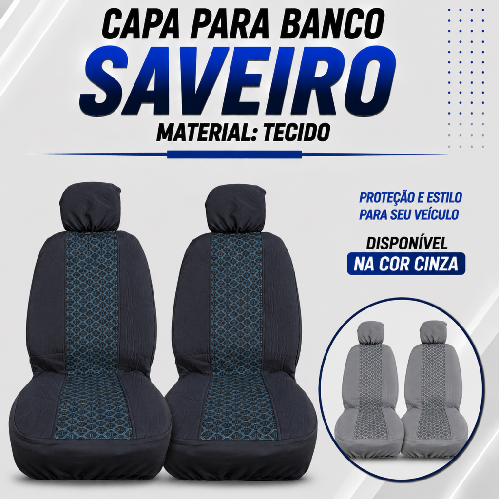 Capa de Banco para Saveiro Tecido