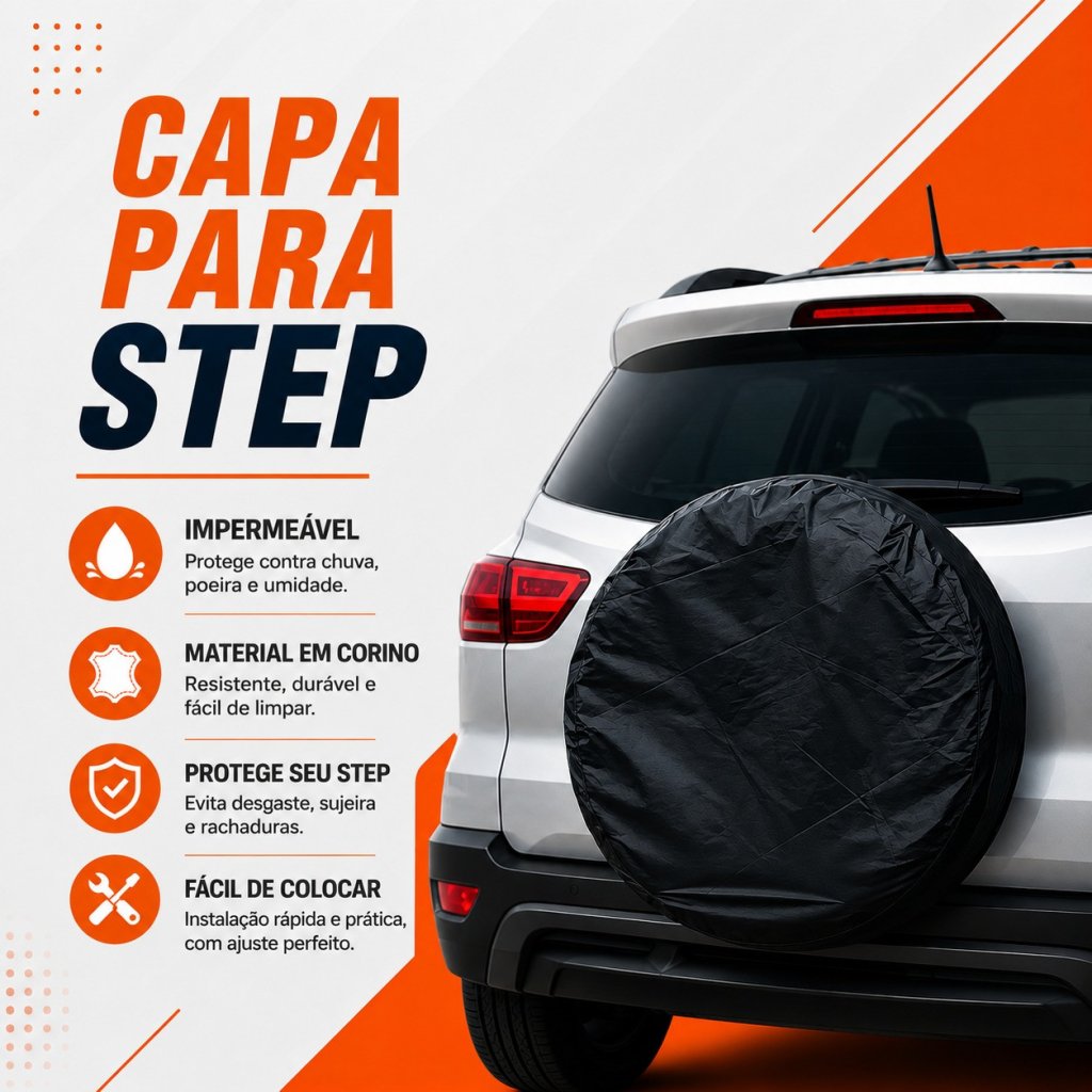 Capa Protetora de Step Em Corino Impermeável - 2920