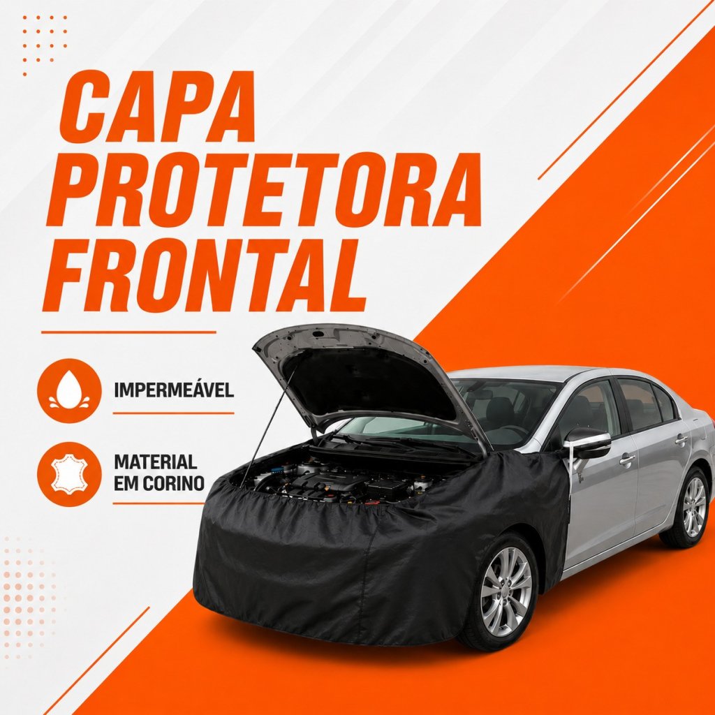 Capa Protetora Frontal Em Corino Impermeável - 2945