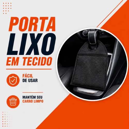 Porta Lixo Automotivo Em Tecido - 2970