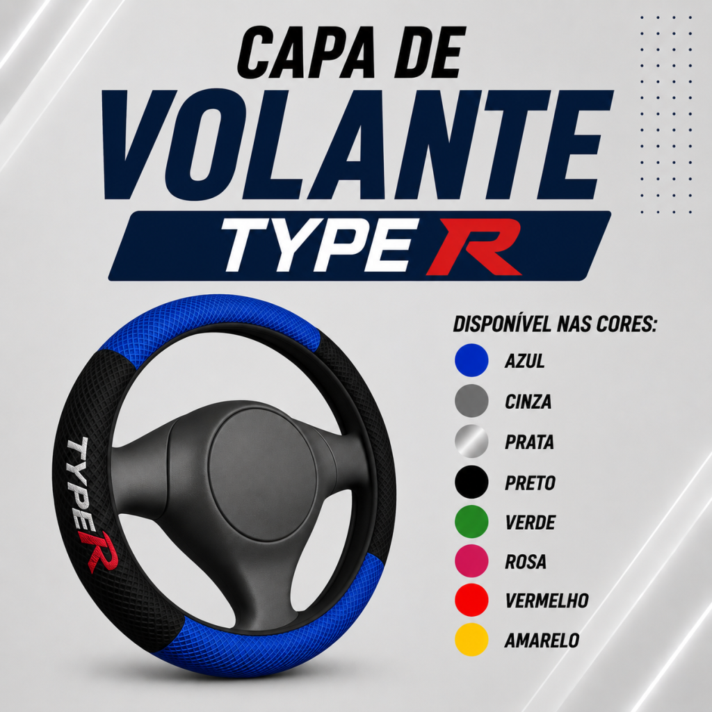 Capa de Volante Type R