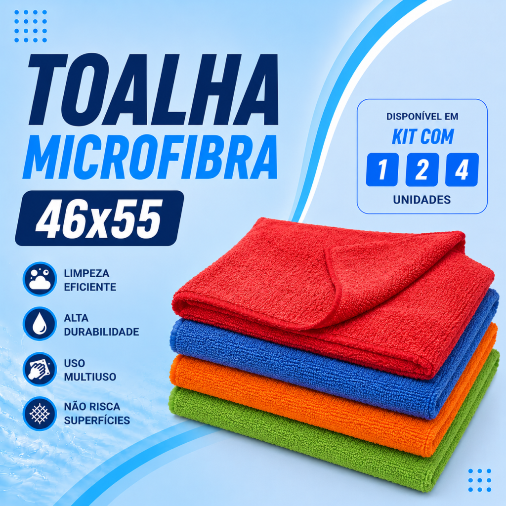 Toalha Microfibra 46x55
