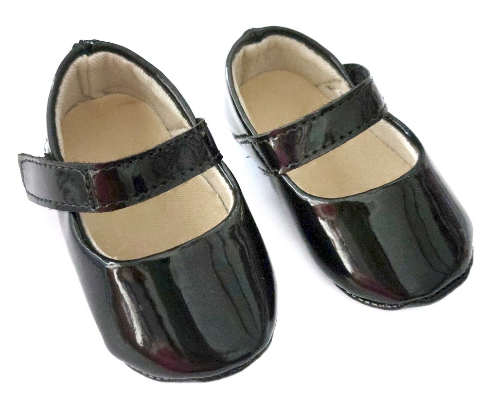 Sapatinho Verniz Preto (VELCRO)
