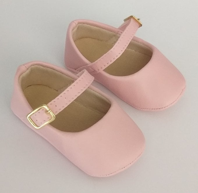 Sapatinho Courino Rosa (fivela)