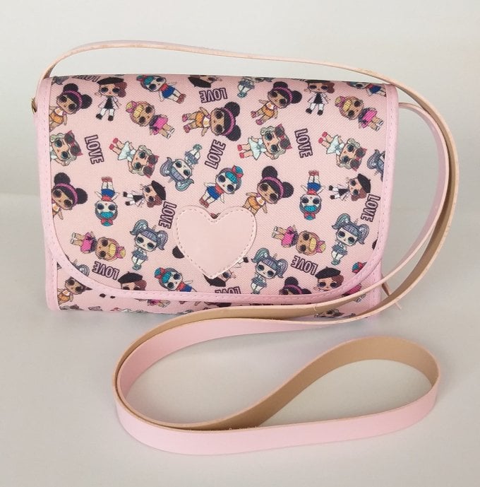 Bolsinha Charminho Estampada tipo Bonequinha LOL