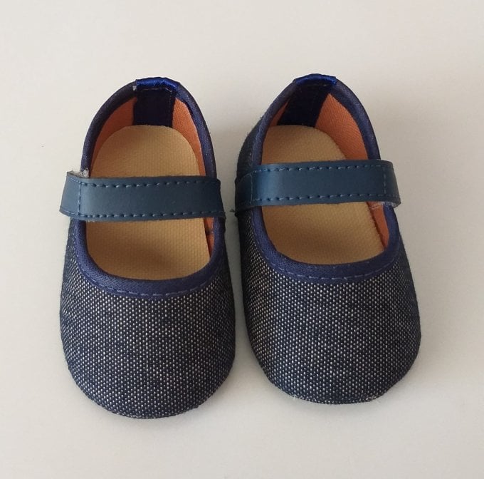 Sapatinho Jeans (Velcro)