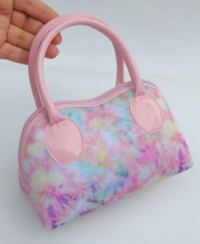 Bolsinha de Mão Estampada Tie Dye 