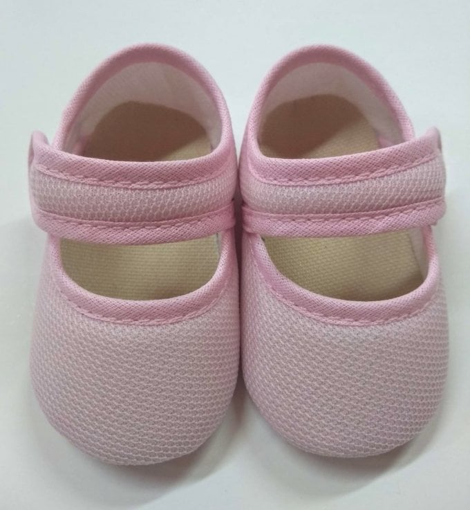 Sapatinho Jacar Boneca Rosa