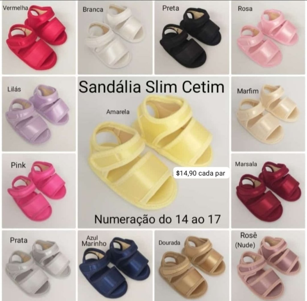 Sandália Slim Cetim 