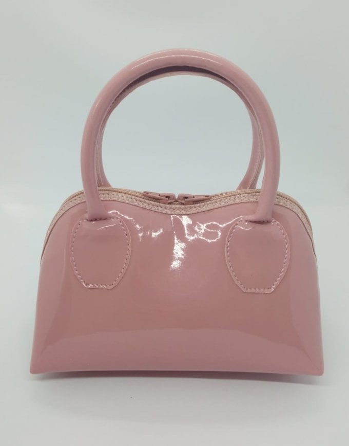 Bolsinha de Mão Verniz ROSÊ 