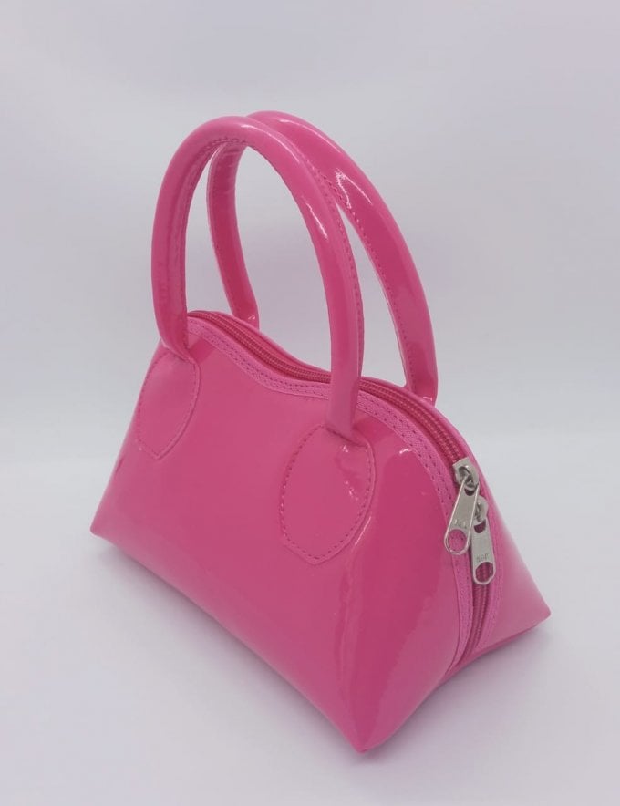 Bolsinha de Mão Verniz Pink 