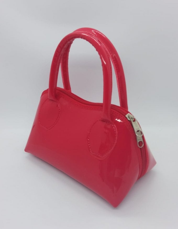 Bolsinha de Mão Verniz Vermelha 
