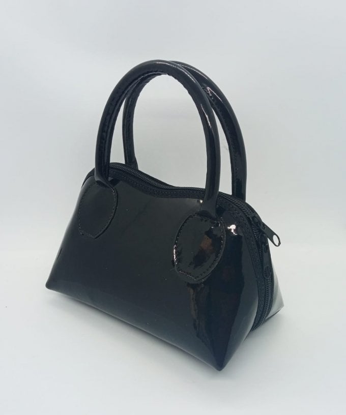 Bolsinha de Mão Verniz Preta