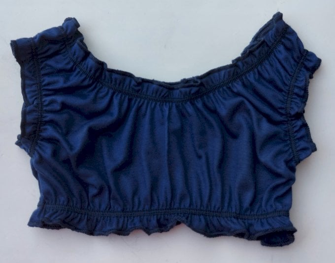 Top Infantil Azul Marinho 