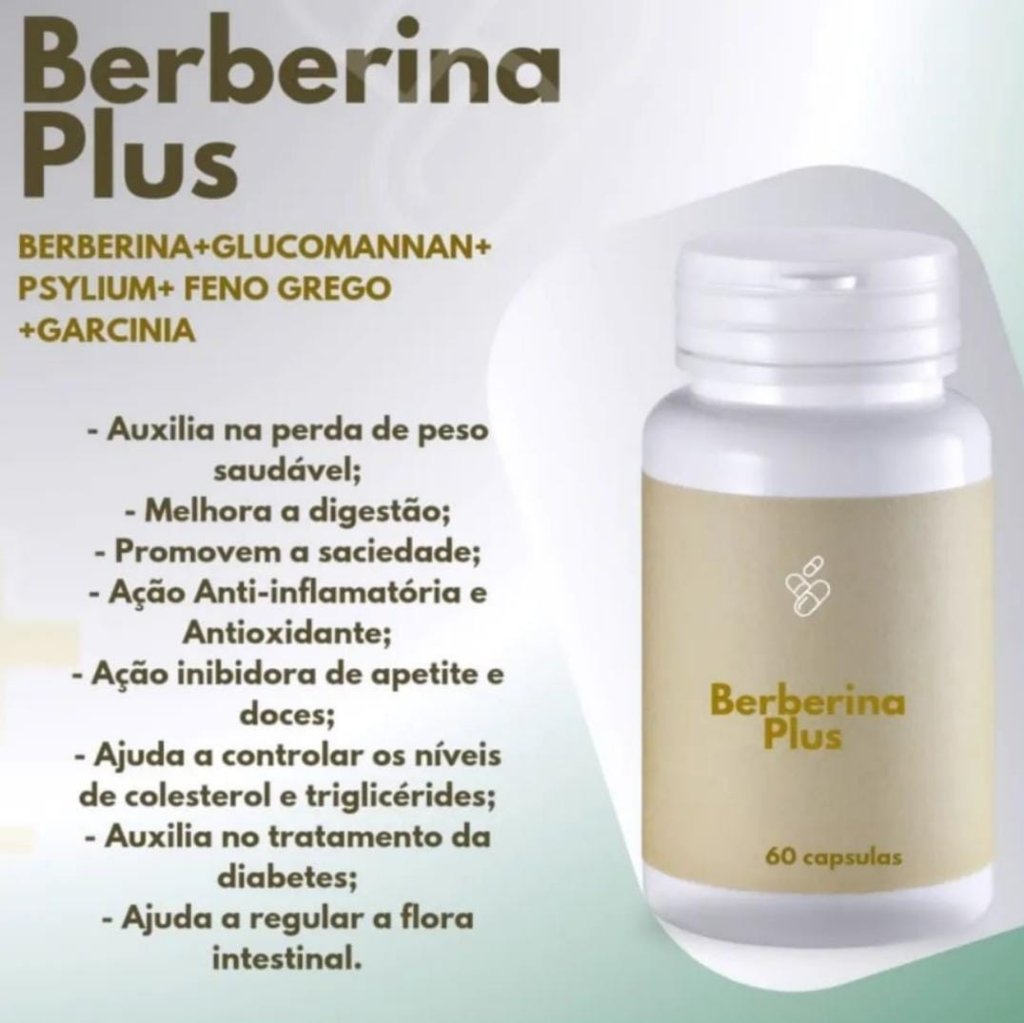 Berberina Plus 60 cápsulas 