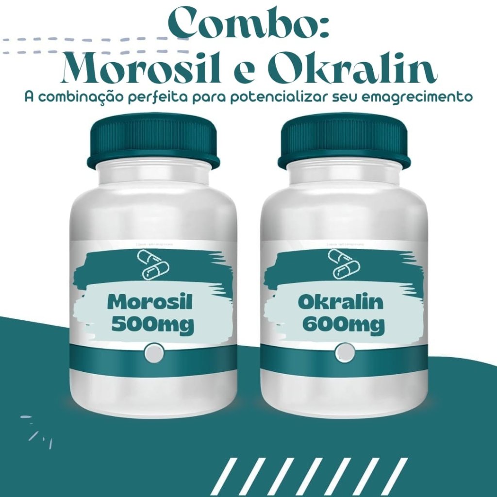 Morosil 500mg(30 cápsulas)+ Okralin 600mg (30 cápsulas)
