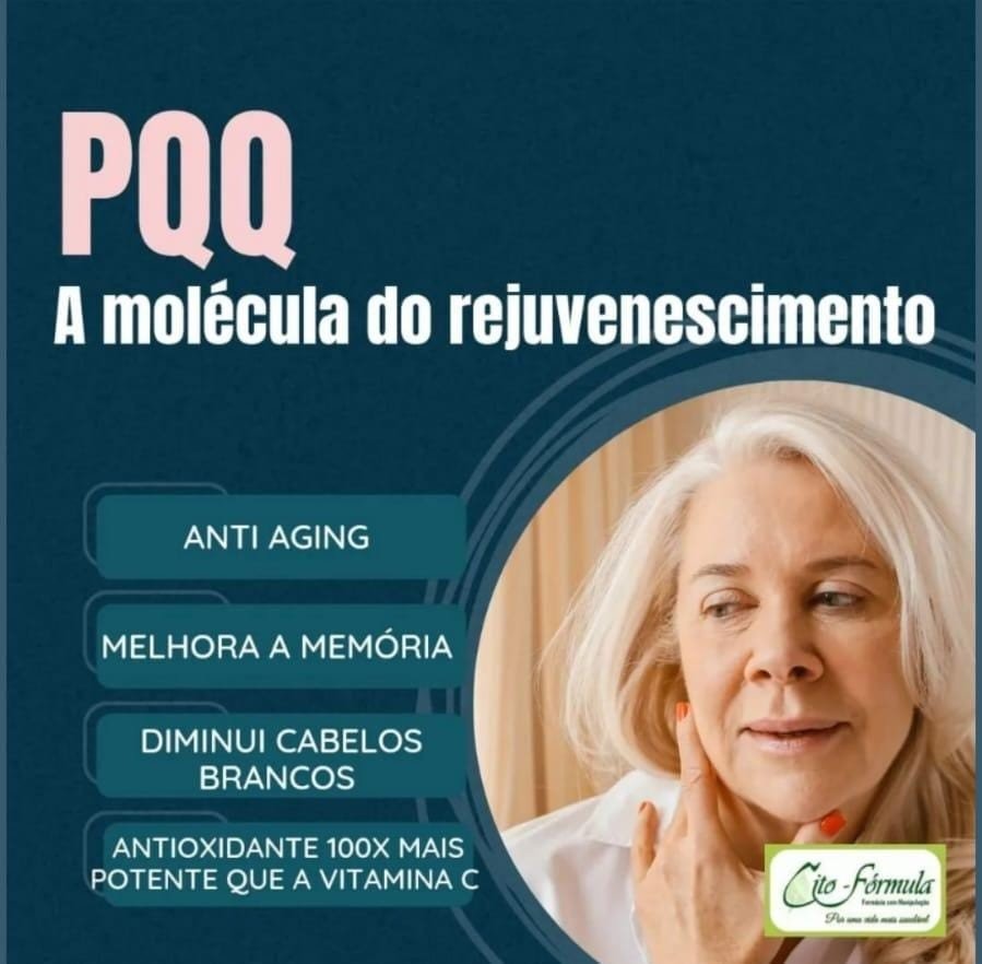 PQQ - Pirroloquinolina Quinona 10Mg 30 Cápsulas 