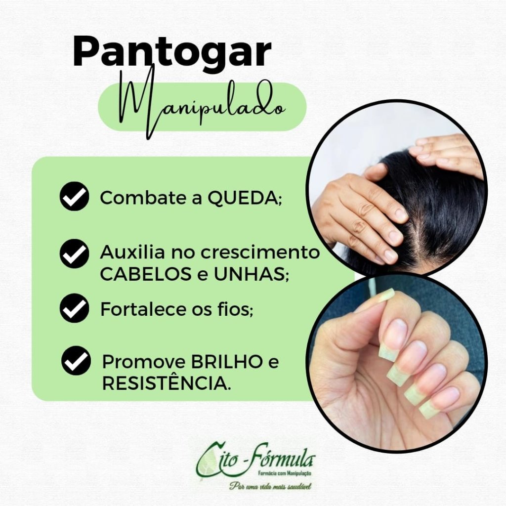 Pantogar Manipulado 60 cápsulas 