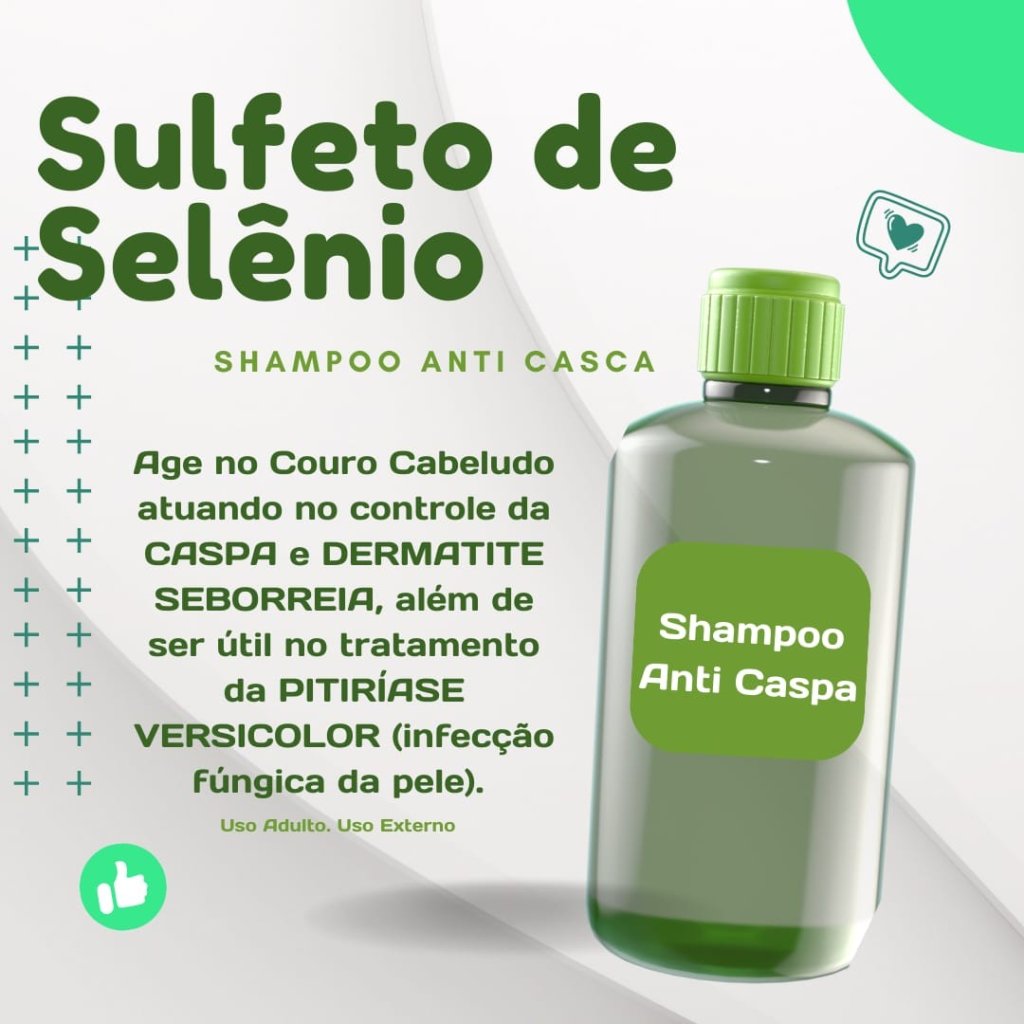 Shampoo Sulfeto de Selênio 2,5% 120ml