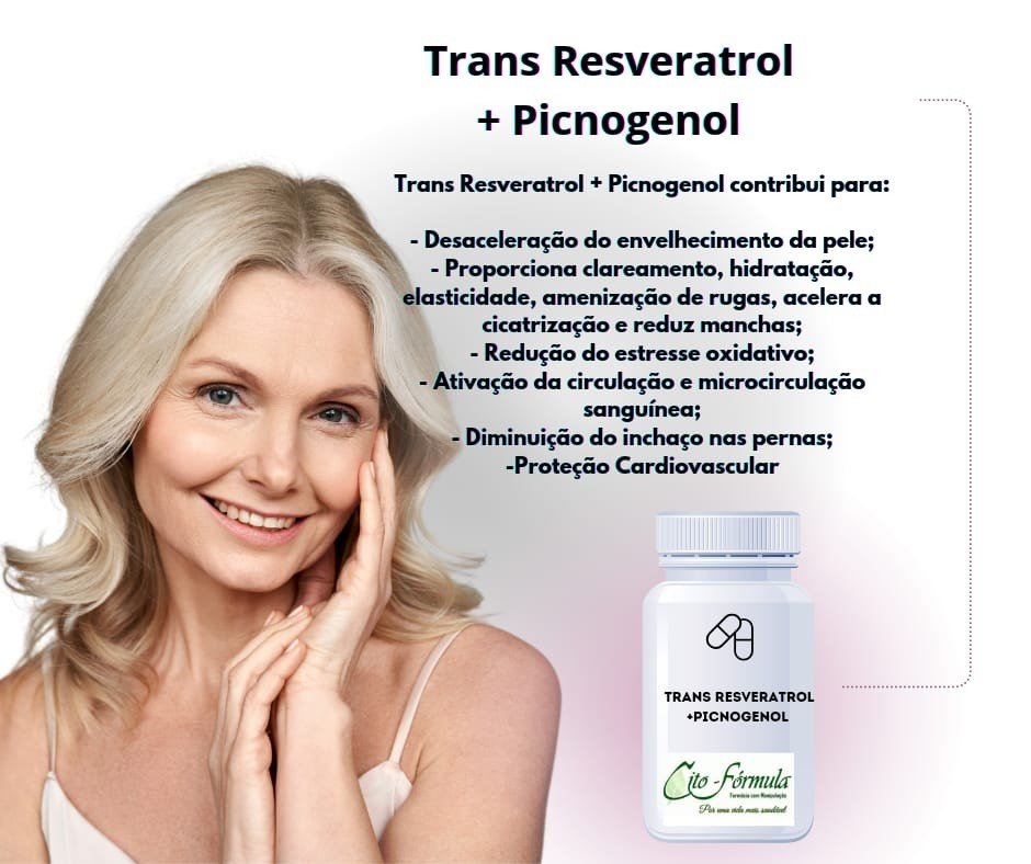 Trans Resveratrol 30mg+ Pinus Pinaster 150mg 60 Cápsulas