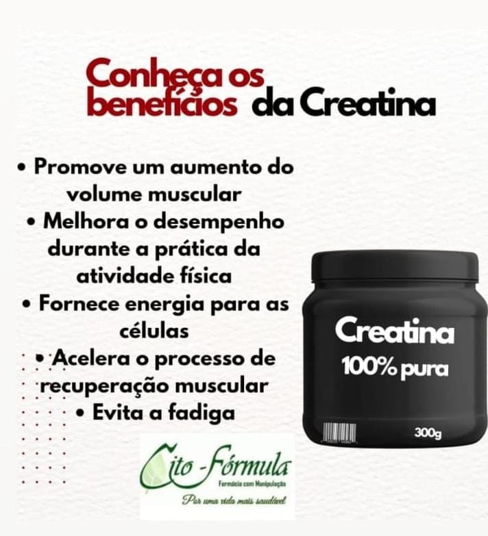 Creatina Monohidratada Pura 300g