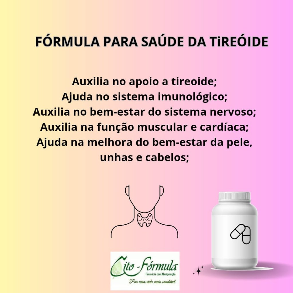 FÓRMULA PARA SAÚDE DA TIREÓIDE 60 Cápsulas