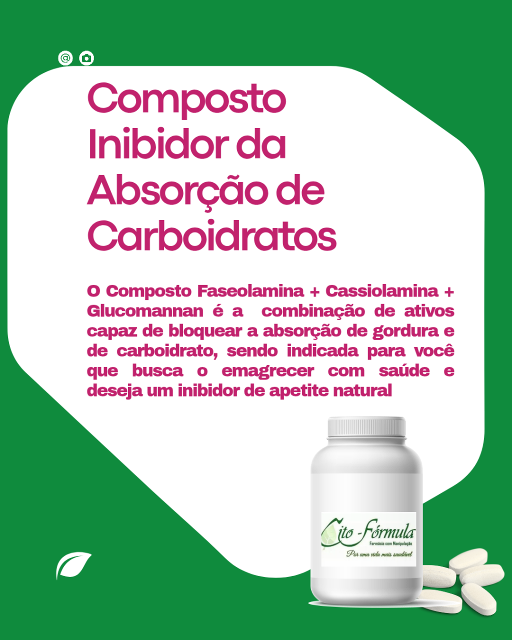 Composto Inibidor da Absorção de Carboidratos