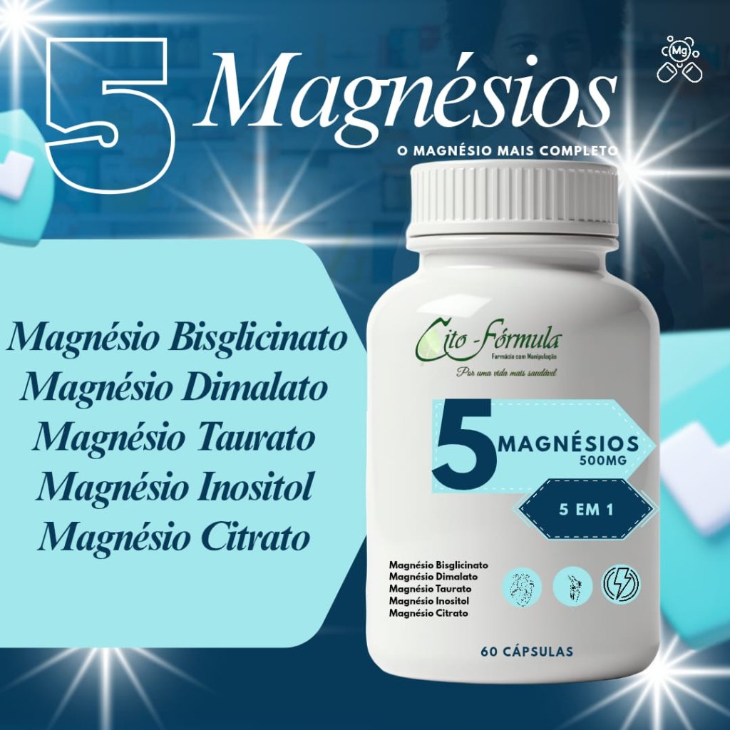 5 Magnésios 500mg