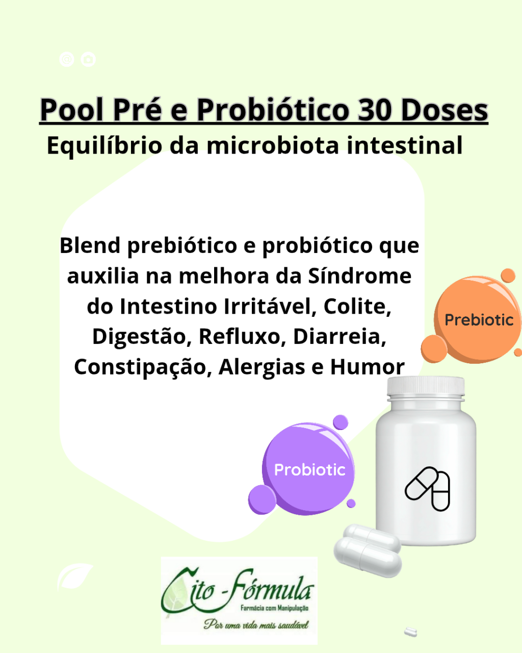 Pool Pré e Probiótico 