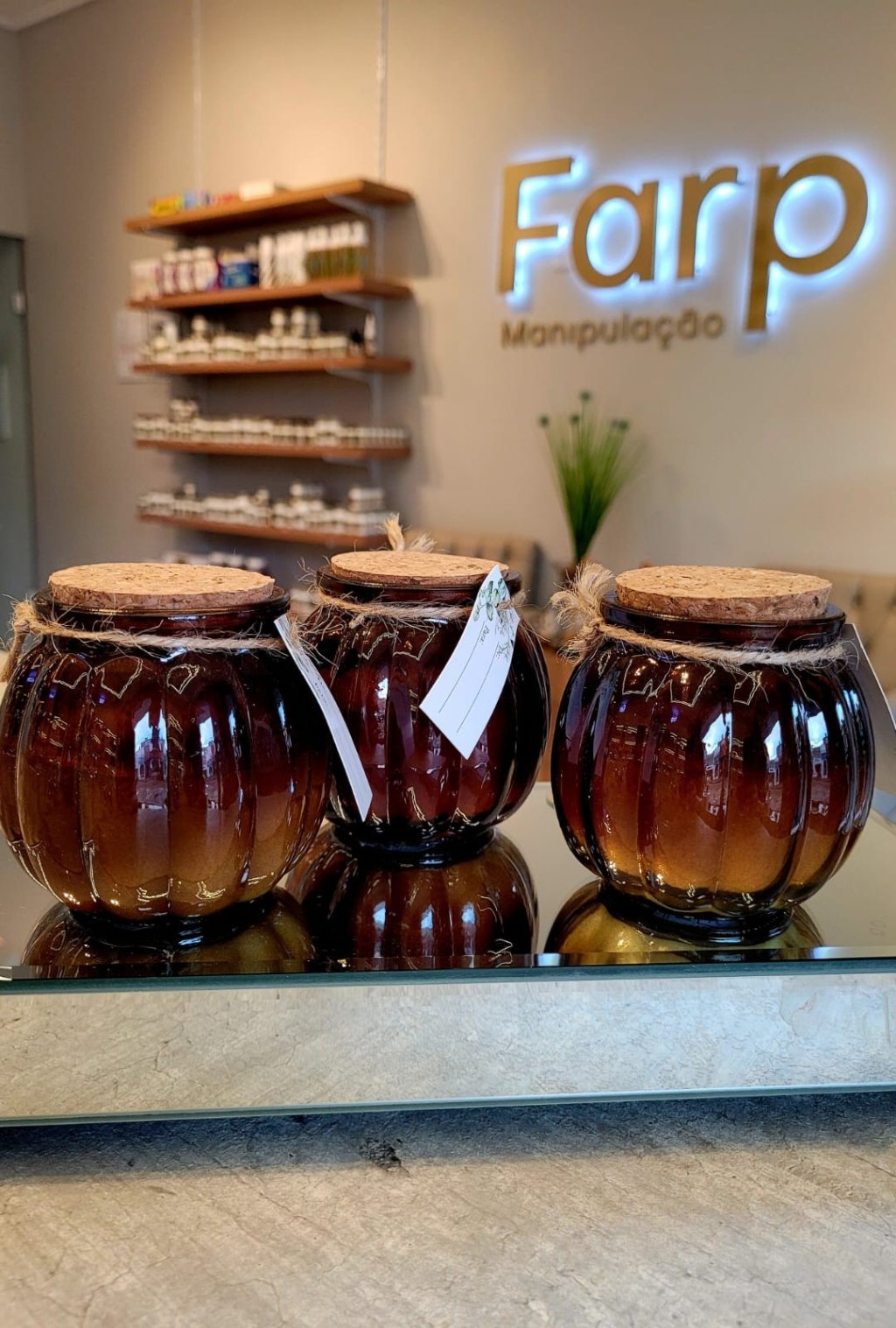 VELA AROMATICA EM VIDRO