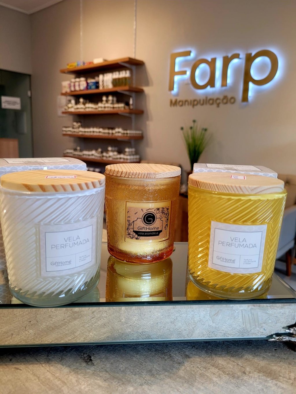 VELA AROMATICA EM FRASCO VIDRO COLLORS