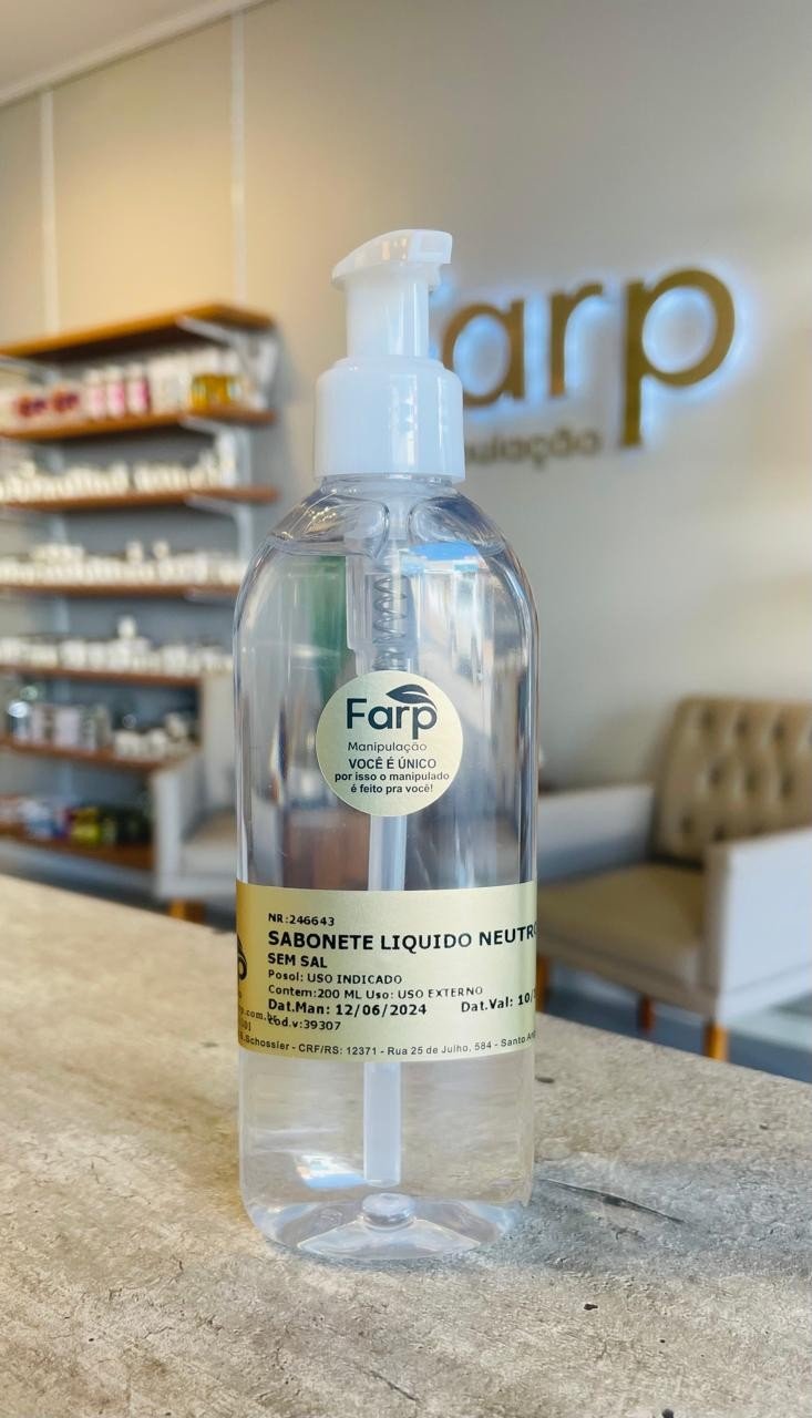 Sabonete Neutro Sem Sal