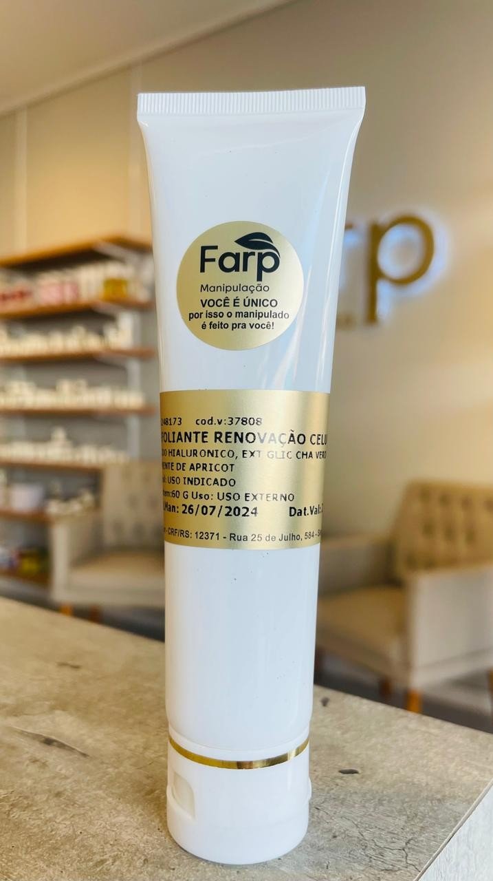 Esfoliante Facial com Semente de Damasco e Ácido Hyaluronico 